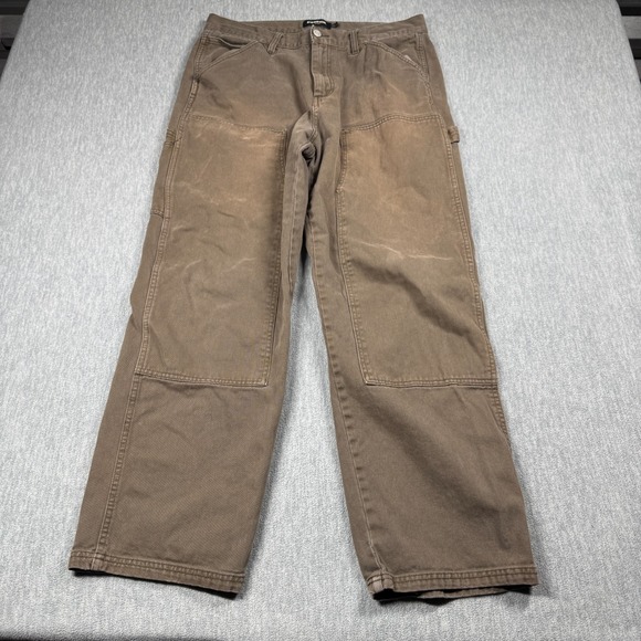 RSQ Other - RSQ Pants Men 34x32 Brown Straight Carpenter Utility Work Denim Casual Cotton